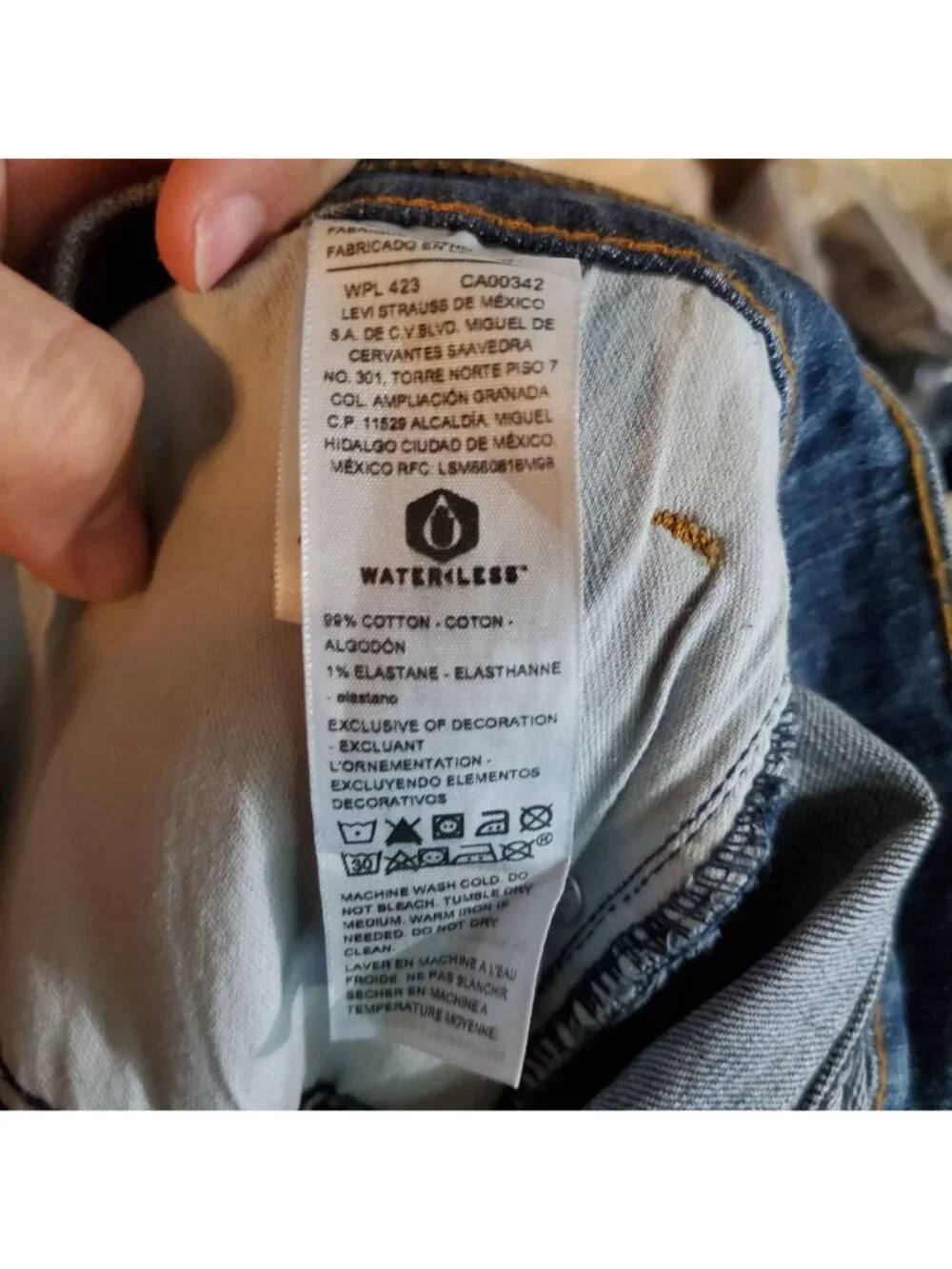 Signature By Levi Strauss Jeans Men 38x32 Blue Bootcut Stretch Denim *NWT*
